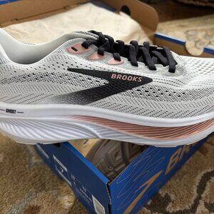 Brooks Ghost 17 Running Shoes Chateau Grey Portabella Women's Size 7 WIDE NEW
